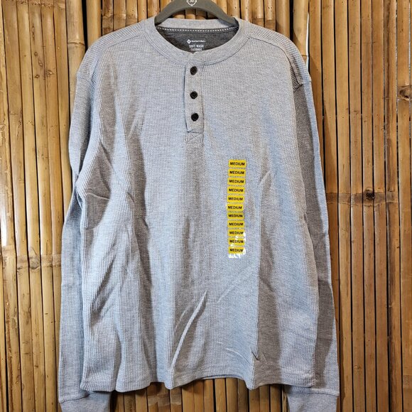 Member's Mark Other - Member's Mark Soft Wash Thermal Shirt Men's Medium Light Gray Heather NEW